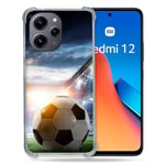 Cokitec Coque Renforcée pour Xiaomi Redmi 12 5G Sport Football Stade