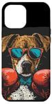 Coque pour iPhone 12 Pro Max Événement de combat amusant avec ce costume de chien de boxe amusant