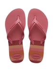 Havaianas HAVAIANAS Elegance Print Flip Flops Pink 35/36 female