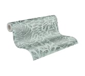 A.S. Création The Bos 388301 Non-Woven Wallpaper Mint Blue Silver Floral 10.05 m x 0.53 m Made in Germany