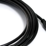 3 Metre Black Micro HDMI to HDMI Cable Suitable for Computers and Tablets