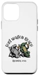 Coque pour iPhone 12 mini Fort Walton Beach Florida USA Motif crocodile lamantin amusant