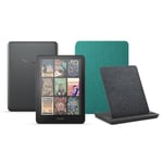 Kindle Colorsoft Signature Edition (32 GB) sans publicité, une couverture Amazon Plant Based et une station de chargement sans fil Made for Amazon