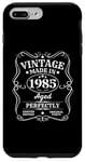 Coque pour iPhone 7 Plus/8 Plus Vintage Made in 1985 Original Parts T-shirt d'anniversaire