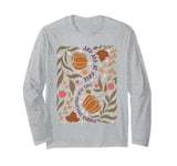 Boho Fall Happy Thanksgiving Autumn Vibes Cozy Season Long Sleeve T-Shirt