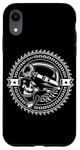 Coque pour iPhone XR Casque de motard Weekend Warrior Moto Gear & Chaînes