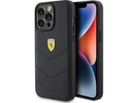 Ferrari Ferrari Fehcp15xrduk Iphone 15 Pro Max 6.7" Czarny/Black Hardcase Quilted Metal Logo