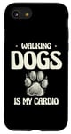 Coque pour iPhone SE (2020) / 7 / 8 Walking Dogs Is My Cardio Dog Walker Pet Puppy