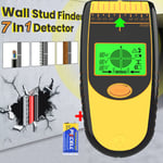 LCD Stud Finder Pipe Sensor Metal 7 in 1 Wire Detector Wall Scanner Electric UK