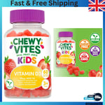 Chewy Vites Kids, High Strength Vit D3 60 Gummy Vitamins 10 micrograms, 400 IU