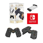 Manettes Switch Joycons Harry Potter Duo Pro Pack Pour Nintendo Switch + Dragonnes + Support Tous Ensemble Pour Jouer