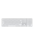 Apple Magic Keyboard with Touch ID and Numeric Keypad - Näppäimistö - Espanjalainen - Valkoinen