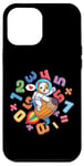 Coque pour iPhone 12 Pro Max Kawaii Dog Astronaute Kids Funny Maths Day Numbers Day