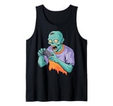 Zombie Video Gaming Halloween Eating Controler Tank Top