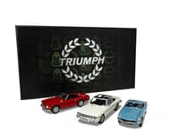 Corgi Diecast 1:43 Topless Triumph Model Car Collection Display Set New TC00005