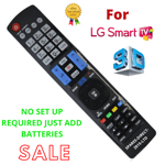 Replacement Remote Control for LG AKB74455401 3D SMART MY APPS TV`S