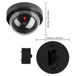 Dome Dummy Security Cctv Camera Simulation Monitor With Led Blinking Light Set