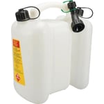 Bränsledunk Tecomec 51709018; vit (6l) + smörjoljedunk (3l)