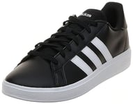 adidas Homme Grand TD Lifestyle Court Casual Shoes Sneaker, Core Black/FTWR White/Core Black, 38 2/3 EU