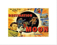 Wee Blue Coo Movie Film Destination Moon Sci Fi Adventure Wall Art Print