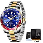 Lige Miesten Kello Quartz Three Pin Watch Waterproof Watch