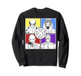 Marvel X-Men Wolverine Cyclops Storm Prof X Boxes Sweatshirt