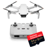 DJI Mini 4K + SanDisk Extreme Pro microSDXC 64GB 200MB/s