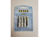 Tesla Tesla Alkaliskt Batteri R3 (Aaa) Toys+ Boy [4X120] 4 St