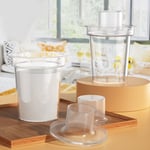 6pcs Portable Milk Powder Dispensers Transparent Milk Powder Box