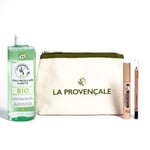 La Provençale Bio - Trousse Maquillage et soin - 3 produits Bio et Naturels - Mascara, Crayon Khôl et Eau Micéllaire - Noir