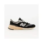 NEW BALANCE blandade sneakers - mocka och meshmodell - spetsar - platt klack - blå och svart färg 1-neger 42 1/2