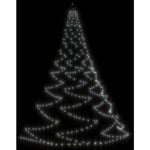 Arbre mural avec crochet métallique 720 led Blanc froid 5 m Vidaxl Blanc froid