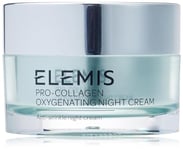 Elemis Crème de Nuit Oxygénante au Pro-Collagène, Crème Anti-Âge le Visage Raffermir, Lisser et Nourrir, Lotion de Nuit Anti-Rides Femmes et Hommes, Crème de Nuit Hydratante le Visage, Format, 30 ml