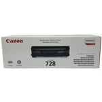 Canon 728 Black Toner Cartridge Genuine Original for I-Sensys Printers inc VAT