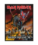 Iron Maiden Patch Maiden England 88 Trooper Official Black Woven (10cm x 7cm) Accessory Size