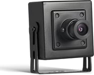 Tseye Mini Caméra Ip 5Mp Poe Audio, Ultra Hd 2880 X 1620P, Microphone Intégré, Objectif 3.6Mm (75° Fov), Cctv Surveillance Sécurité Domestique (I706-P-A-Ts Métallique)