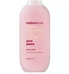 Method Body Pure Peace Body Wash Peony, Rose Water & Pink Sea Salt 532ml