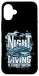 iPhone 16 Plus Night Diving Scuba Diving Gear Shark Stronger Than Fear Case