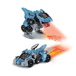 VTech - Switch & Go Dinos Fire, Dinosaure Sonore Lazor, le Super Vélociraptor, Jouet 2 en 1 Transformable en Voiture de Course, Projections Lumineuses, Cadeau Enfant Dès 4 Ans - Contenu en Français