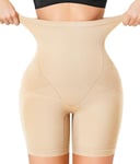 Bafully Culotte Gainante Femme Taille Haute Gaine Amincissante Invisible Panty Gaine Ventre Plat Culottes Sculptantes Shorty Anti Frottement Cuisse Minceur Shapewear