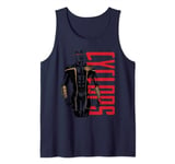 Marvel X-Men Cyclops Front Profile Side Text Tank Top