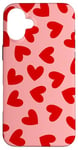 Coque pour iPhone 16 Plus maneater coeur amour valentines rouge rose mignon rétro girly y2k