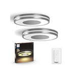 Philips Hue - 2x Being Taklampa Aluminium - Paket