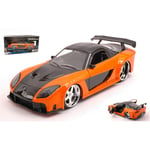 HAN'S MAZA RX-7 1993 ORANGE/BLACK FAST & FURIOUS III TOKYO DRIFT (2006) 1:24