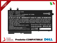 Batterie PowerQ pour DELL Inspiron 7506 4150 MAH 11.4V P/N 49HG8 Noir