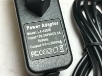 EU 5V 2000mA LA-520 Mains Power Supply Adaptor for 10.1 Google Android Tablet PC