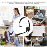 New Single Sided Ear Telephone Headset USB Business Headset With Noise Cancellin