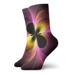 AEMAPE Chaussettes Fractal Image Night Butterfly Sport Randonnée Working Crew Chaussettes