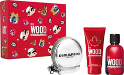 Dsquared2 Dsquared2 Red Wood Edt 100Ml + Sg 100Ml + Portfel