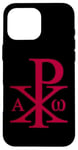 iPhone 16 Pro Max CHI RHO ALPHA OMEGA CHRISTIAN CROSS SYMBOL Case